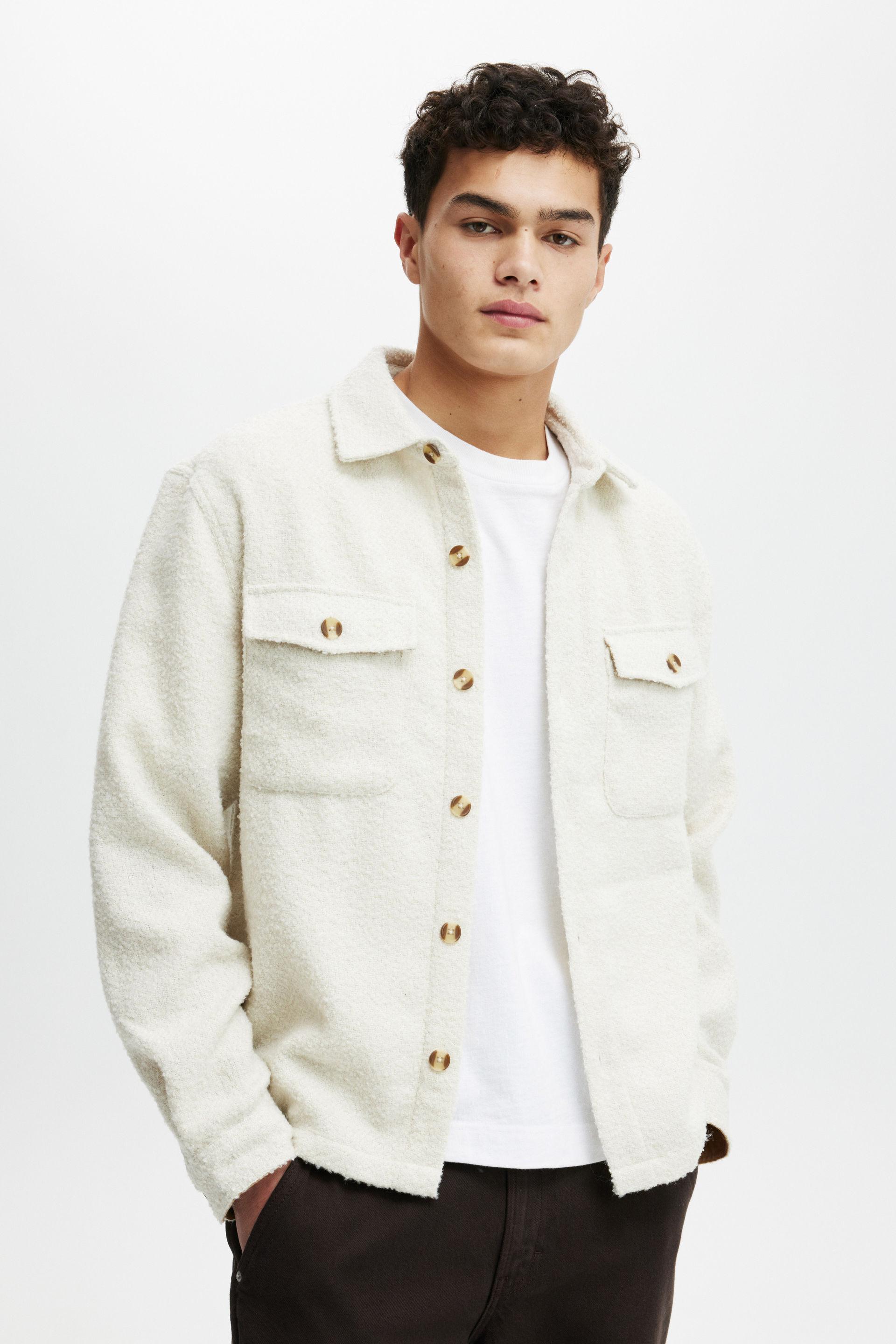 Beckley Overshirt cream