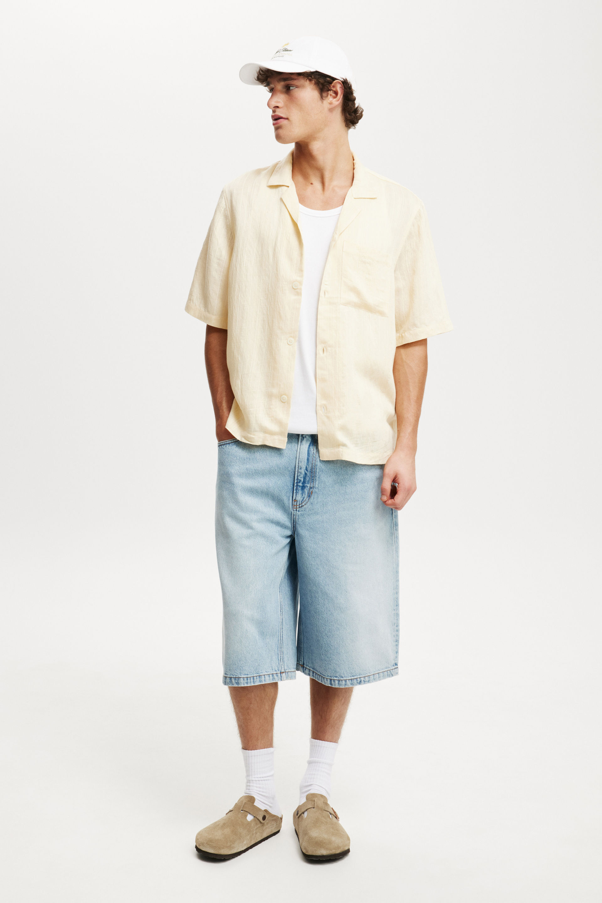 6465-box-fit-short-sleeve-shirt-summer-yellow-dobby-1.jpg