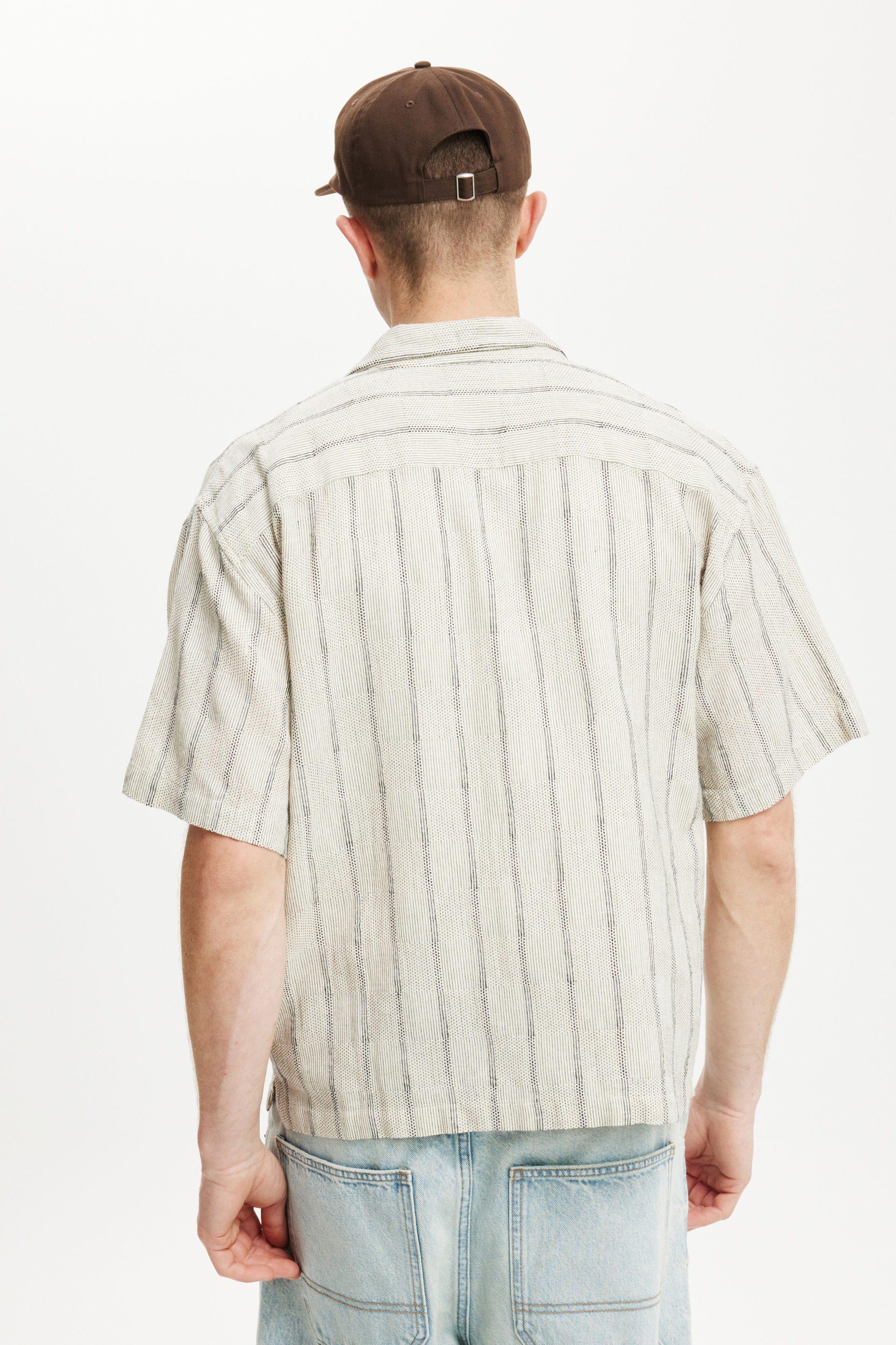 6489-box-fit-short-sleeve-shirt-off-white-grid-check-1.jpg