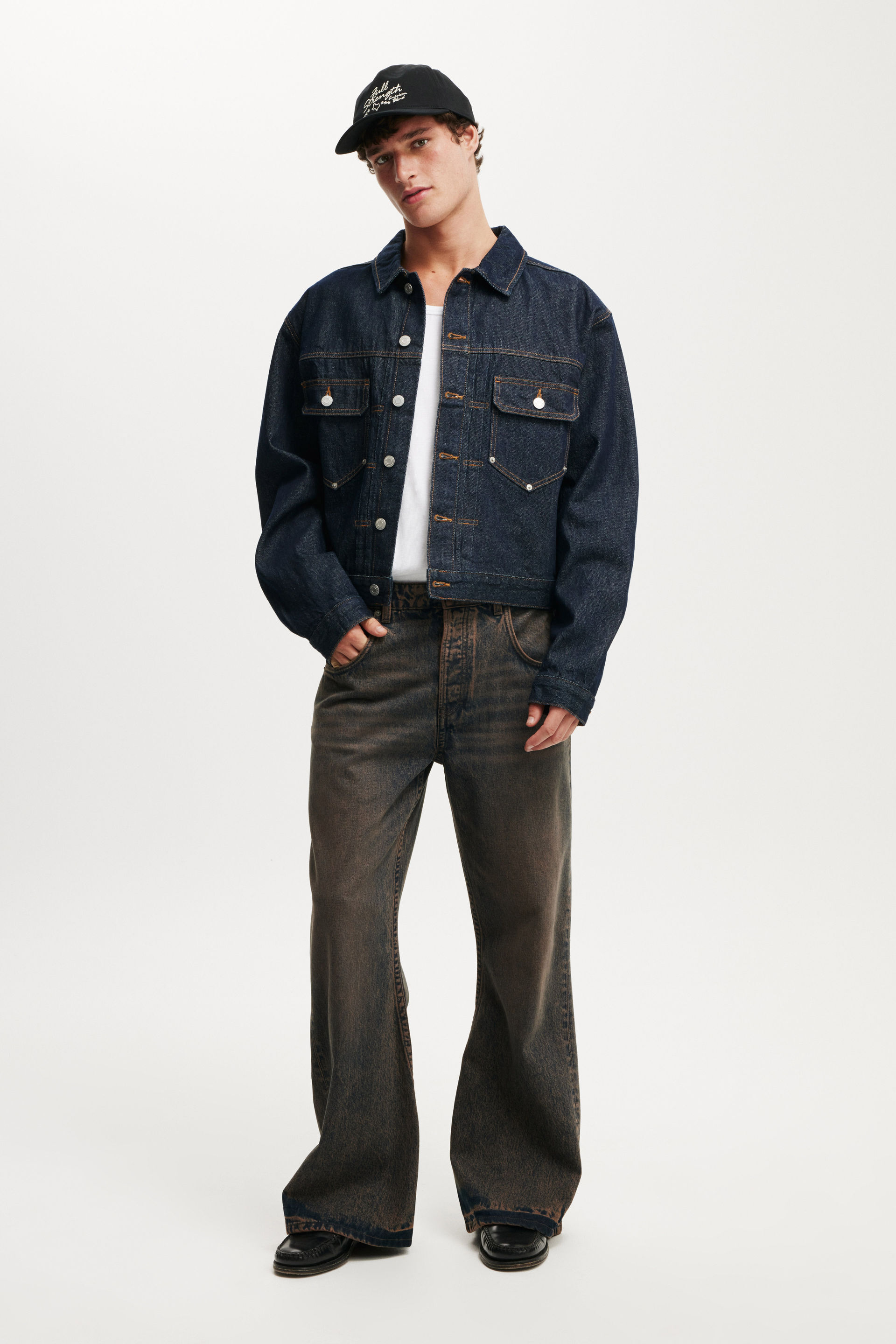 Baggy Bootcut Jean mocha
