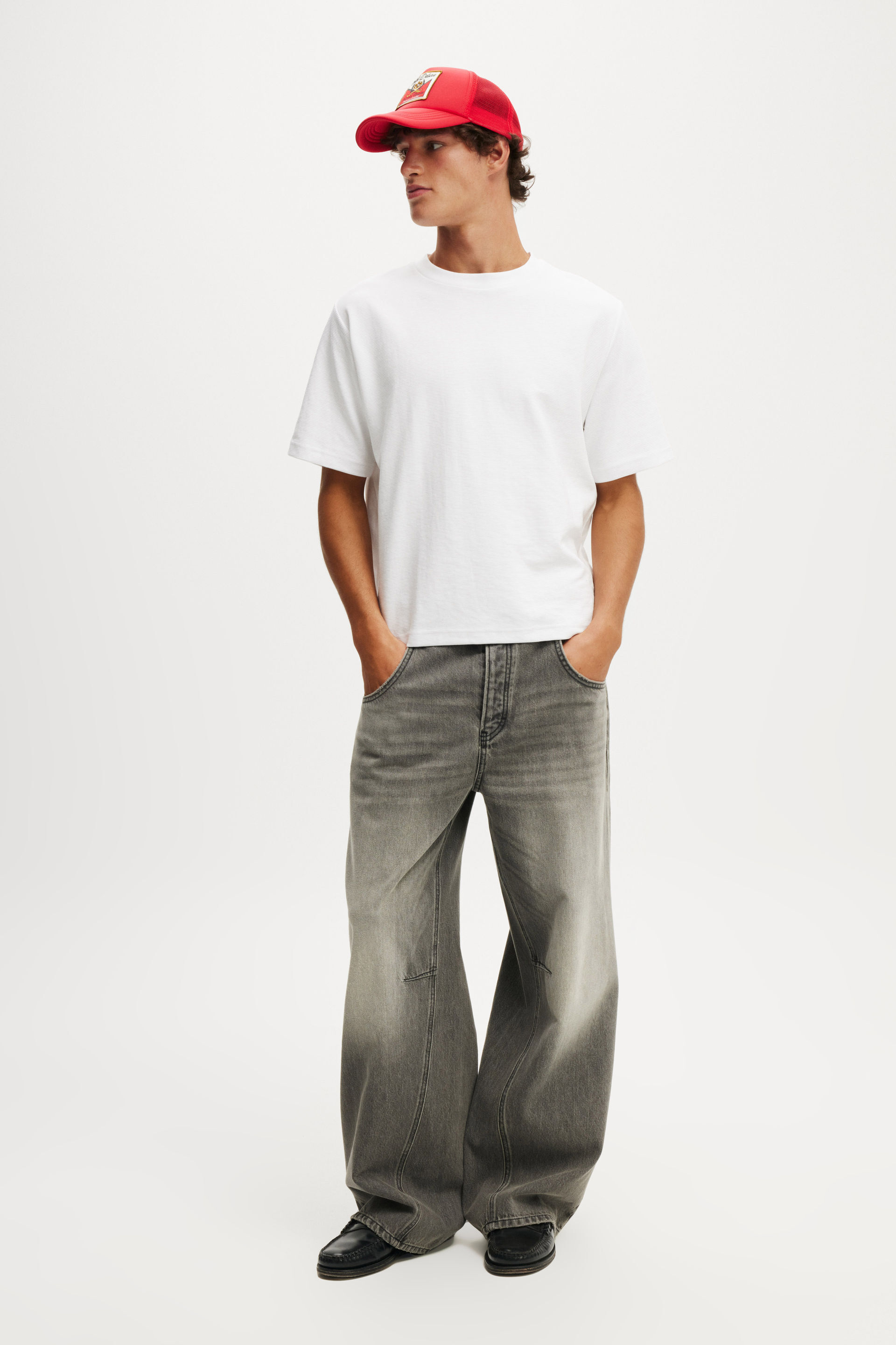 Super Baggy Engineered Jean push black