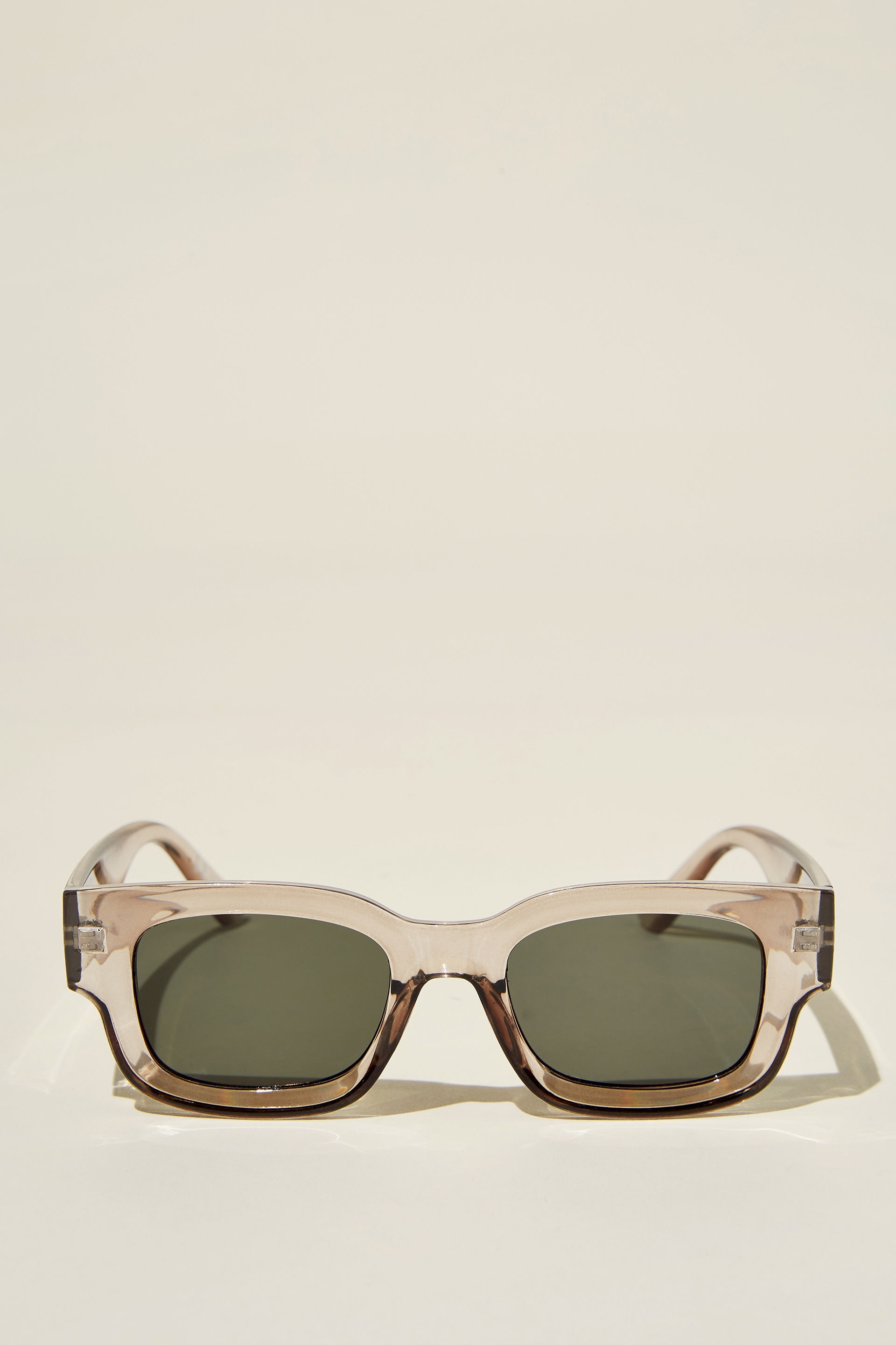 The Relax Sunglasses cola crystal/dark green