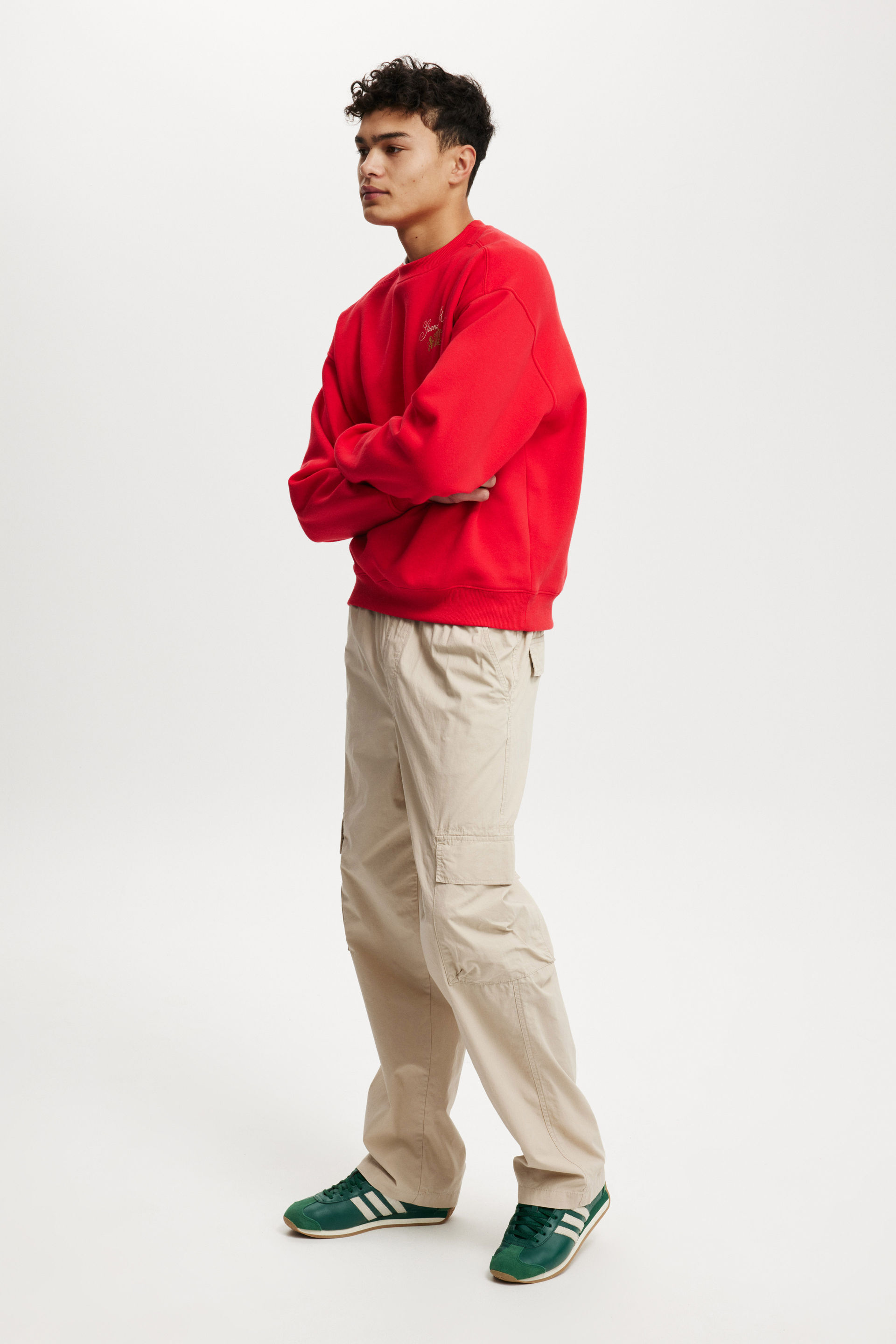 Knox Baggy Cargo Pant faded stone
