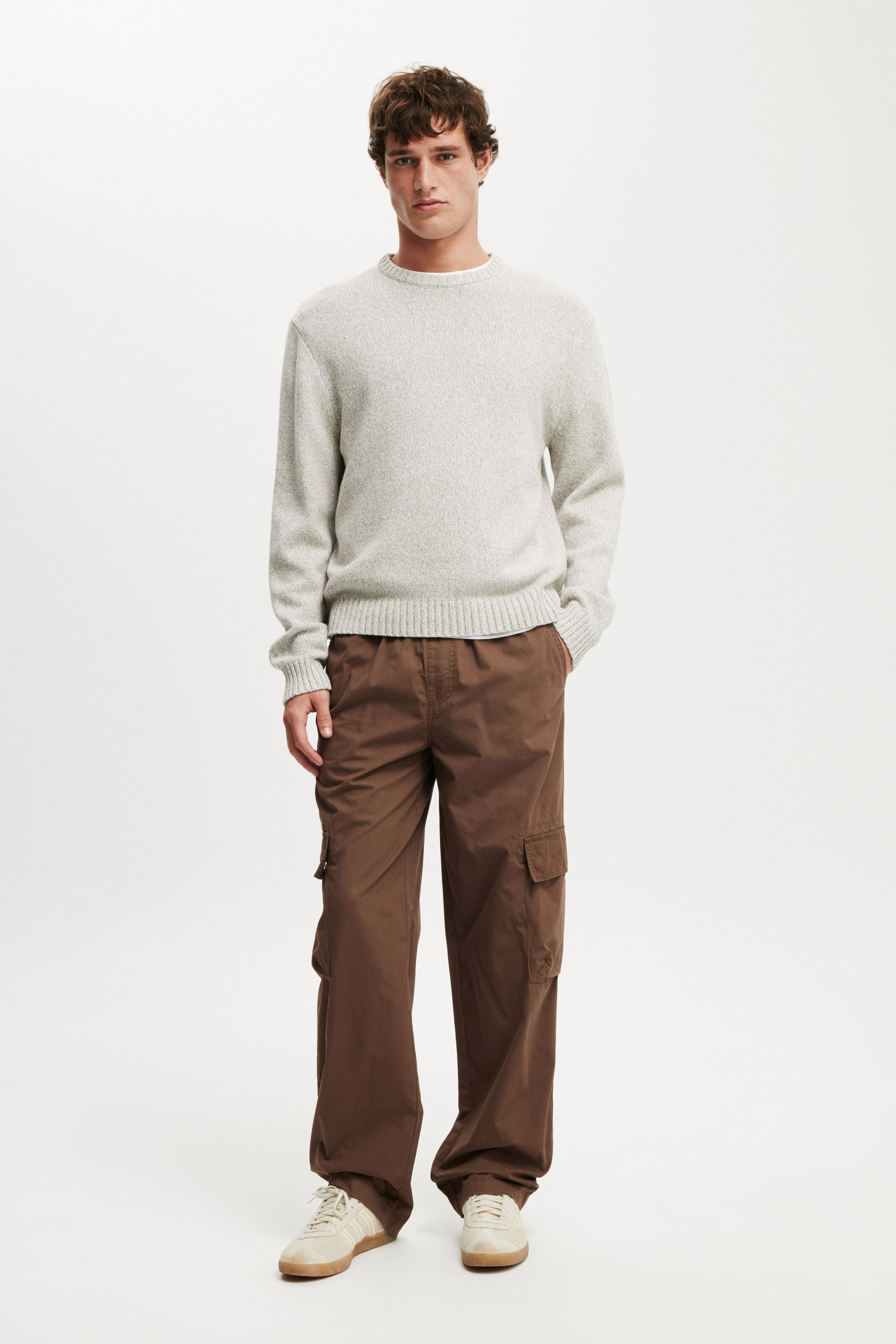 Knox Baggy Cargo Pant chocolate brown