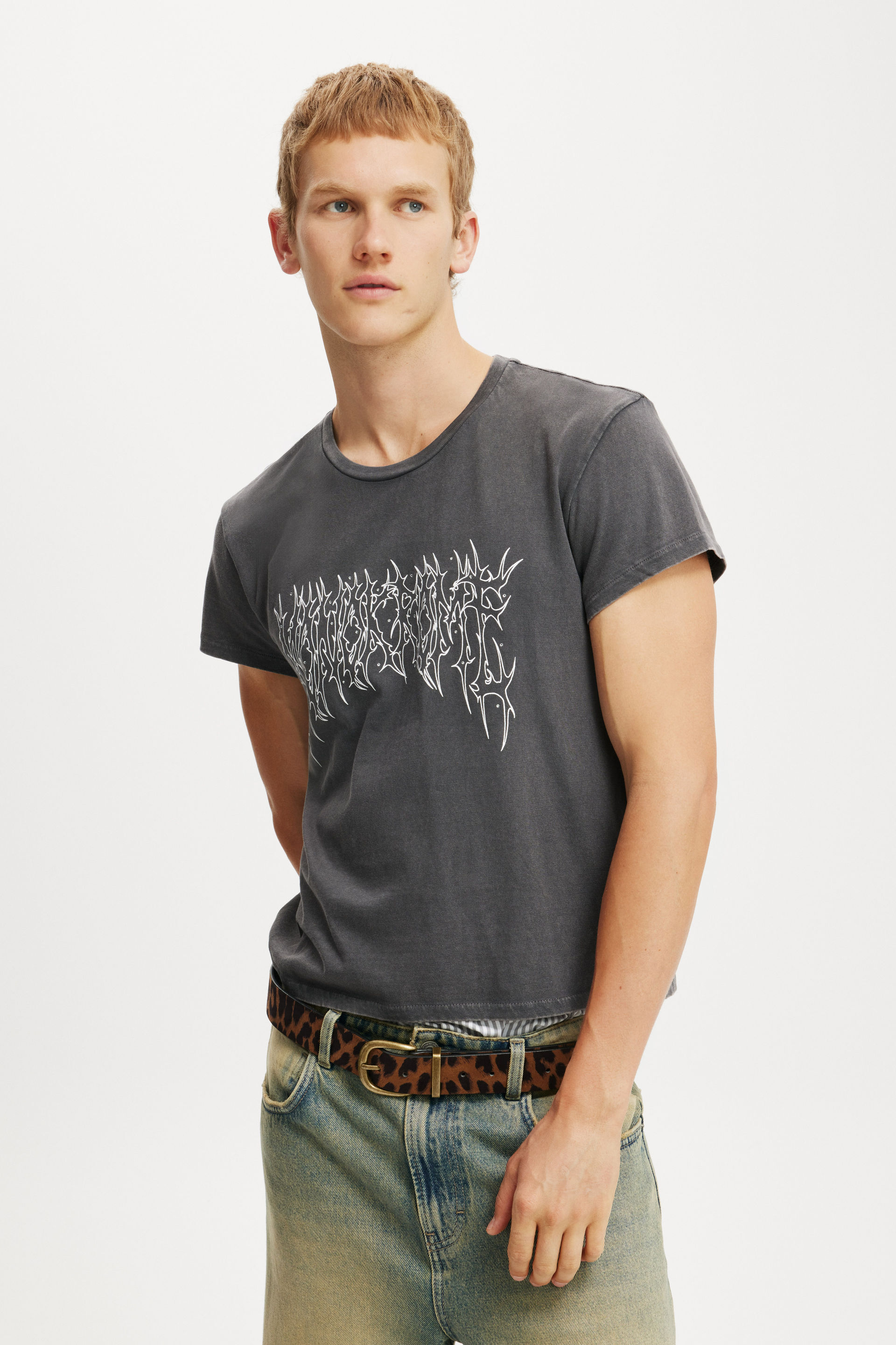 Baby Graphic T-Shirt faded slate/monokrome