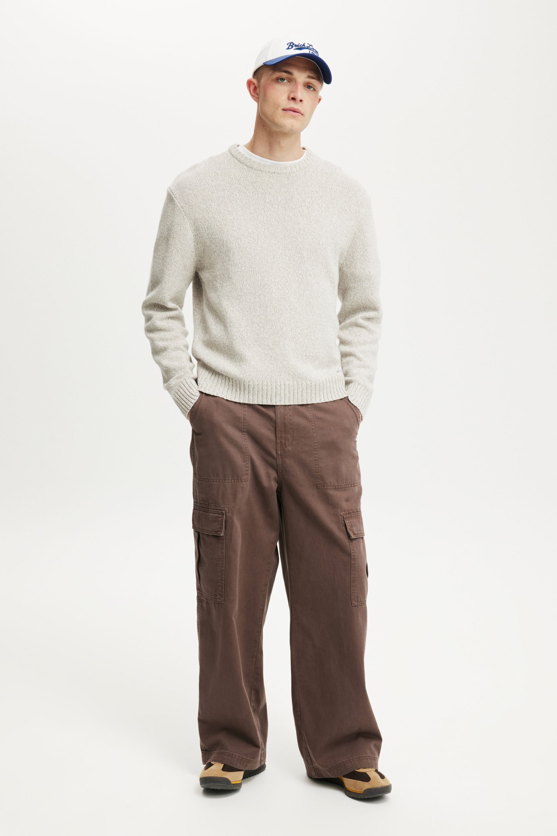 Axel Super Baggy Cargo Pant chocolate brown