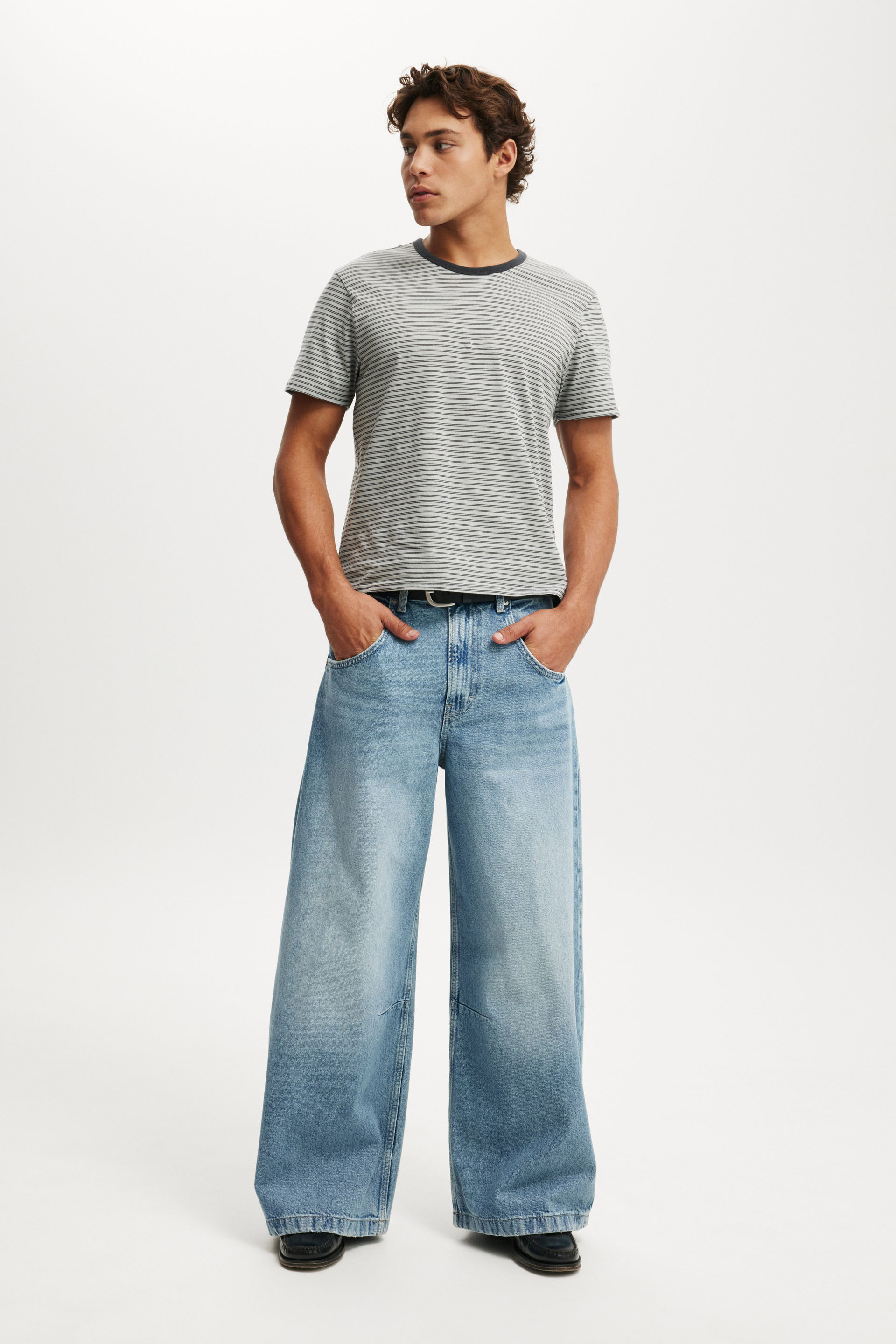 Y2k Super Baggy Jean solace blue