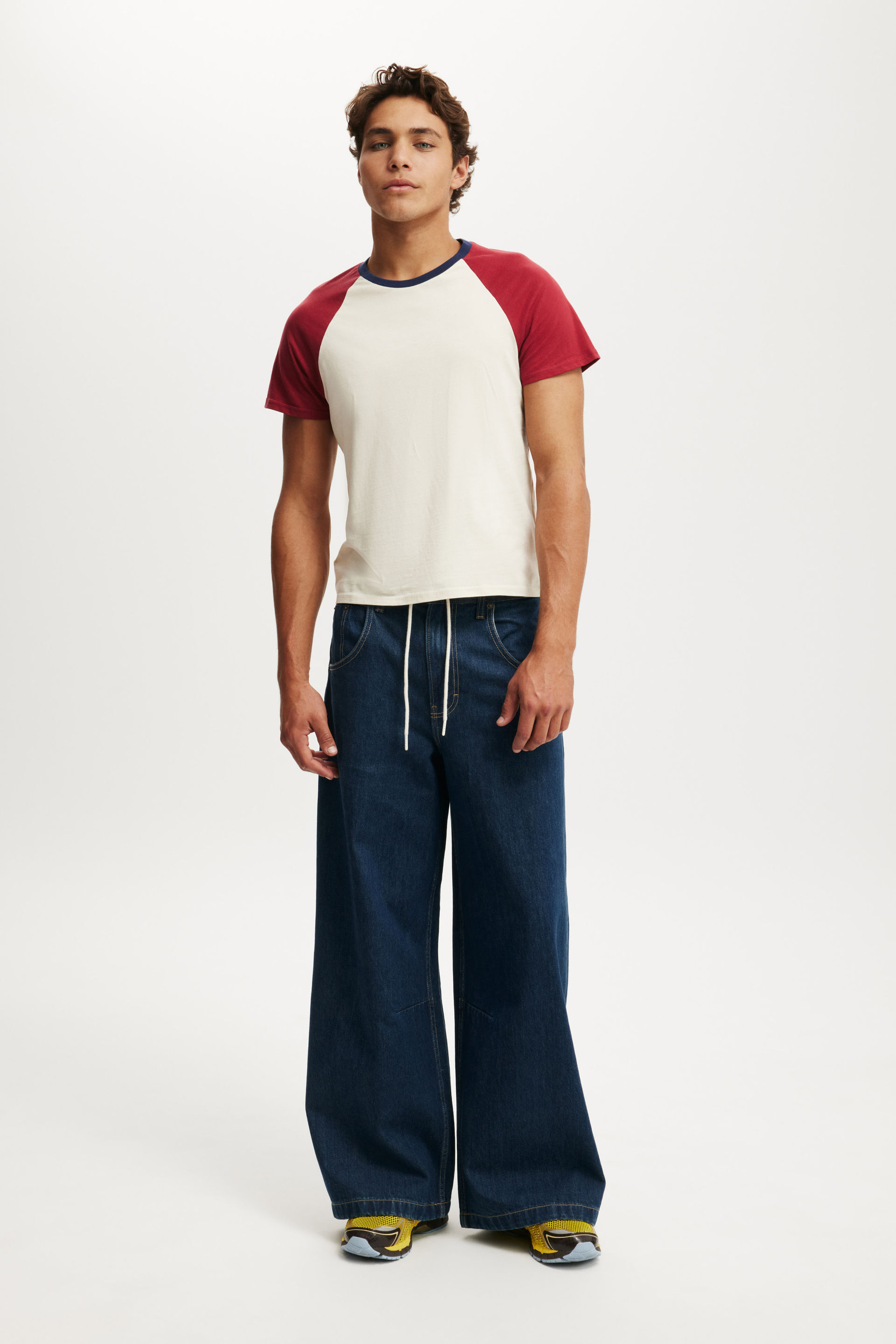 Y2k Super Baggy Jean essence blue
