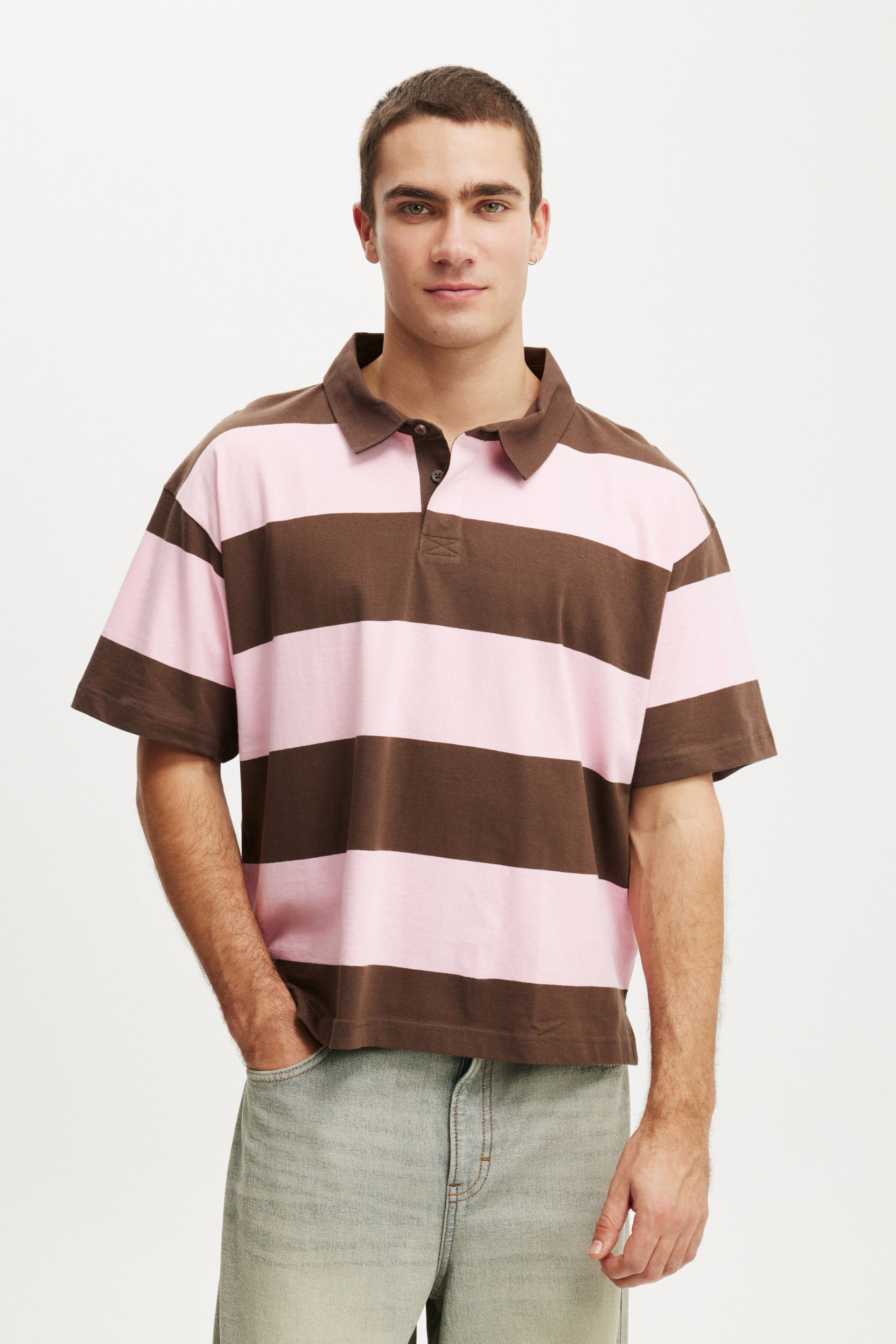 8643-cropped-fit-polo-pink-washed-chocolate-bold-stripe-1.jpg