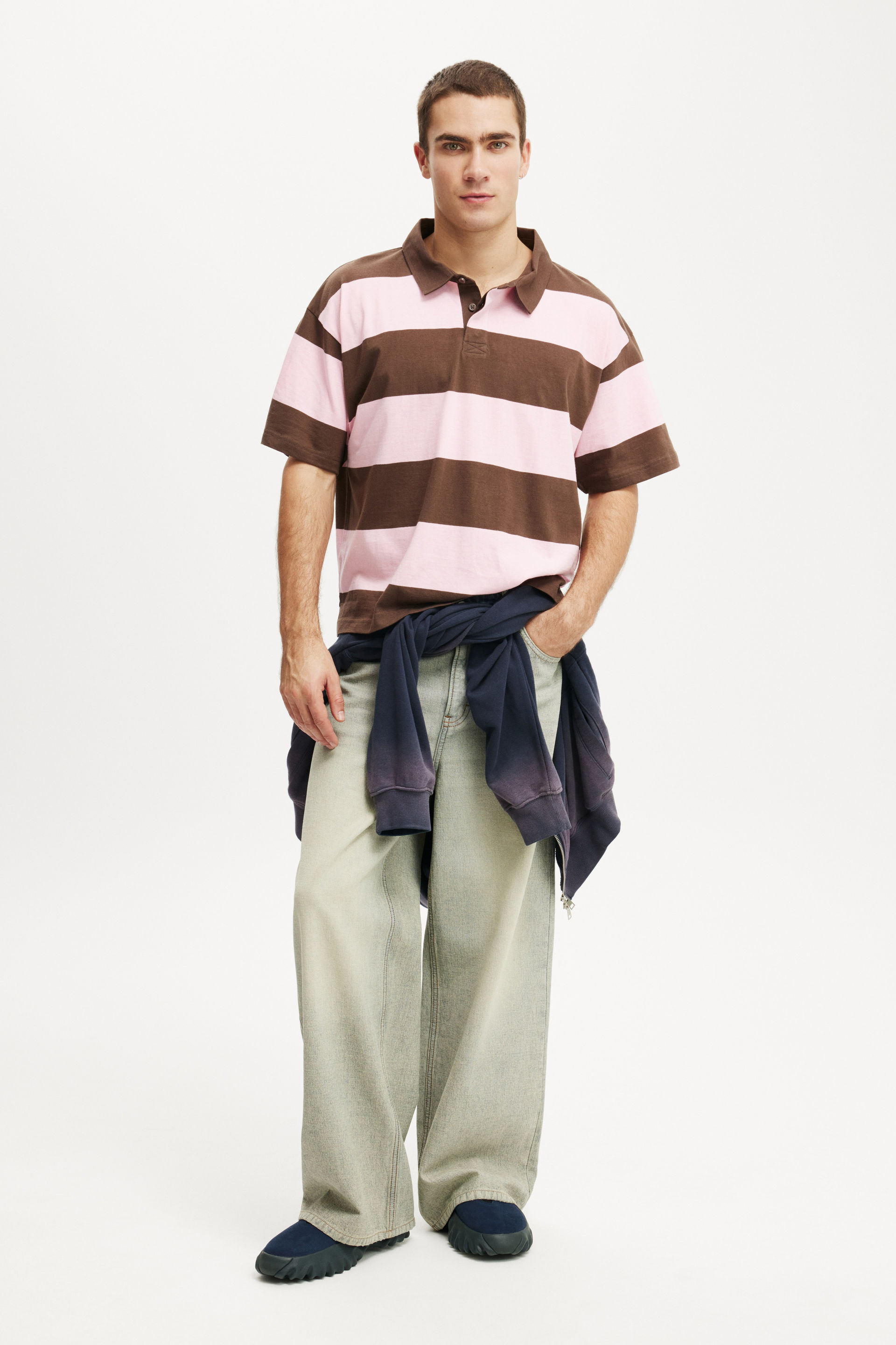 8643-cropped-fit-polo-pink-washed-chocolate-bold-stripe-1.jpg