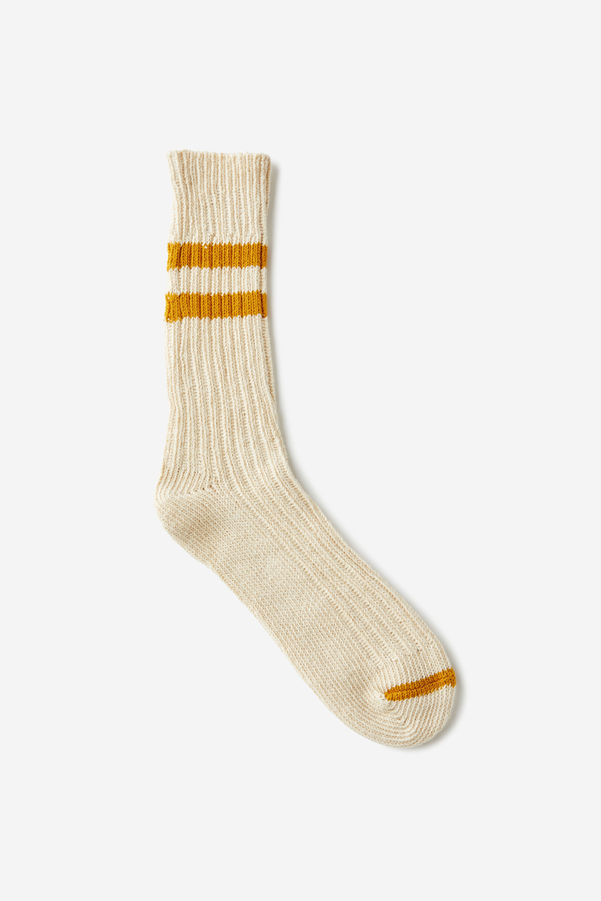 Varsity Sock cream/vintage gold/ecru