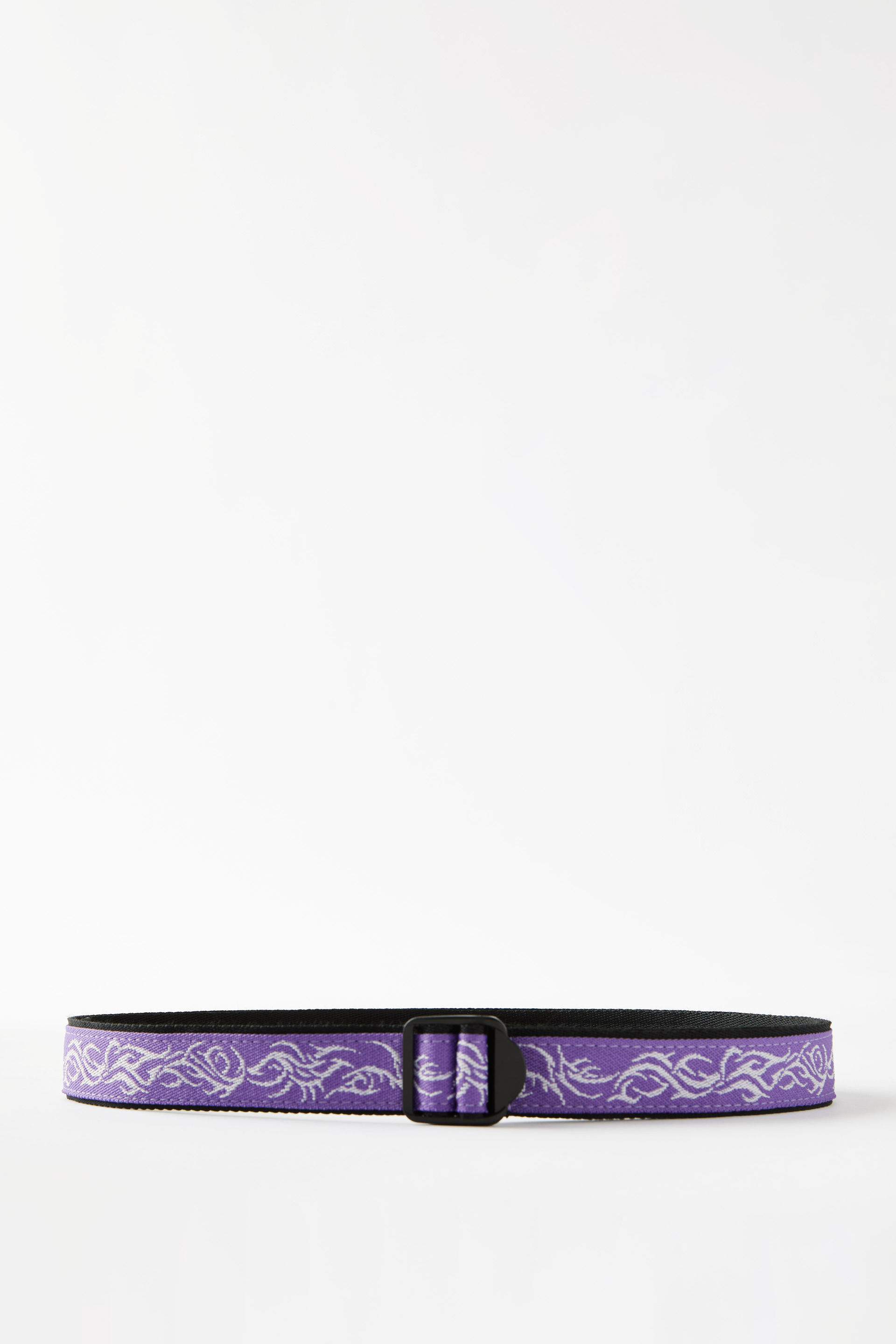 Cable Belt purple/white vines