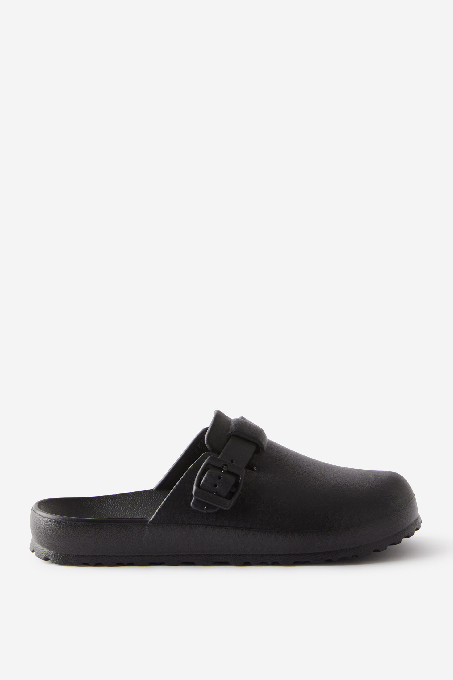 Eva Closed Toe Buckle Slide black