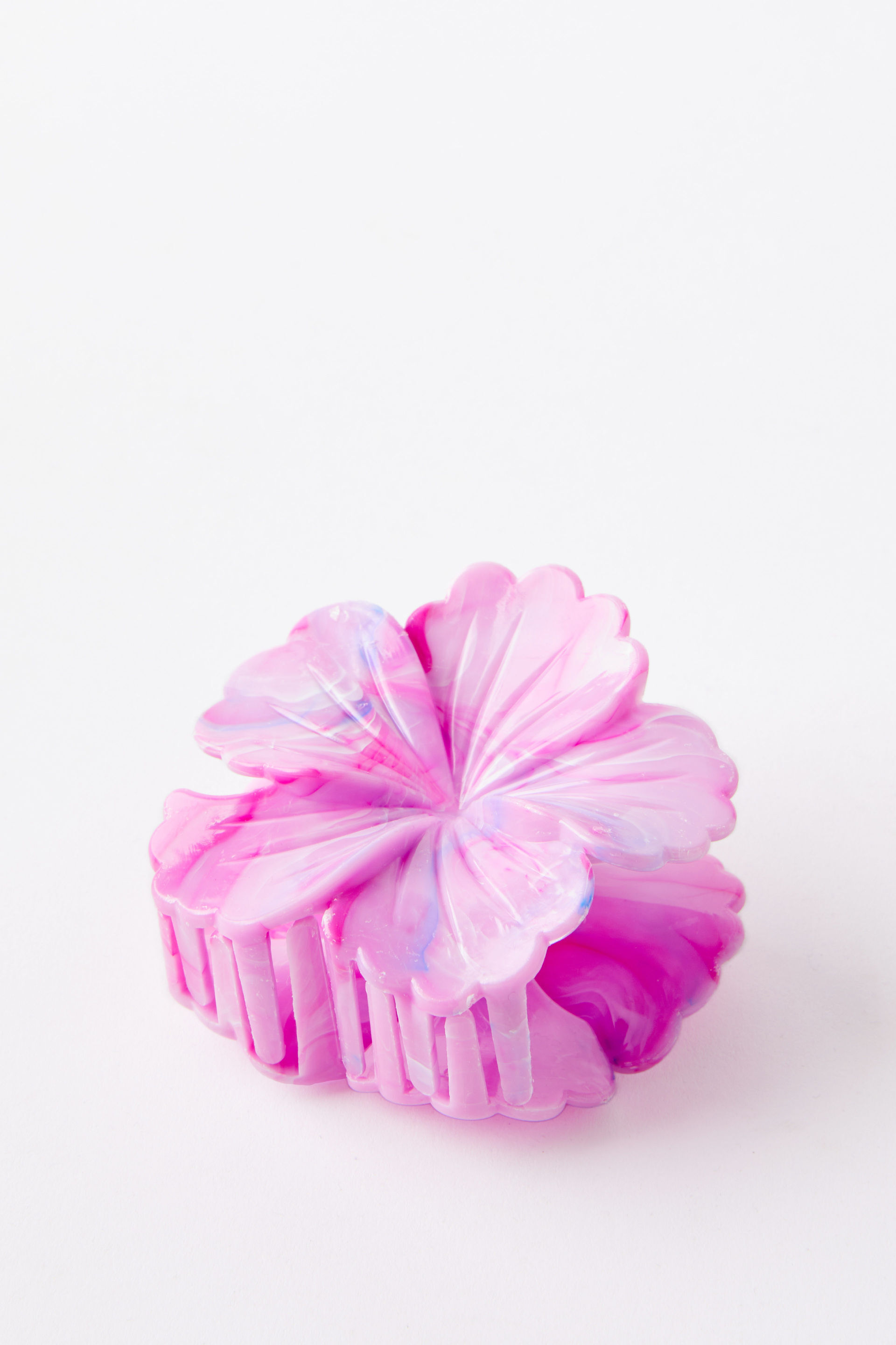 Lily Hair Claw lilac swirl hibiscus