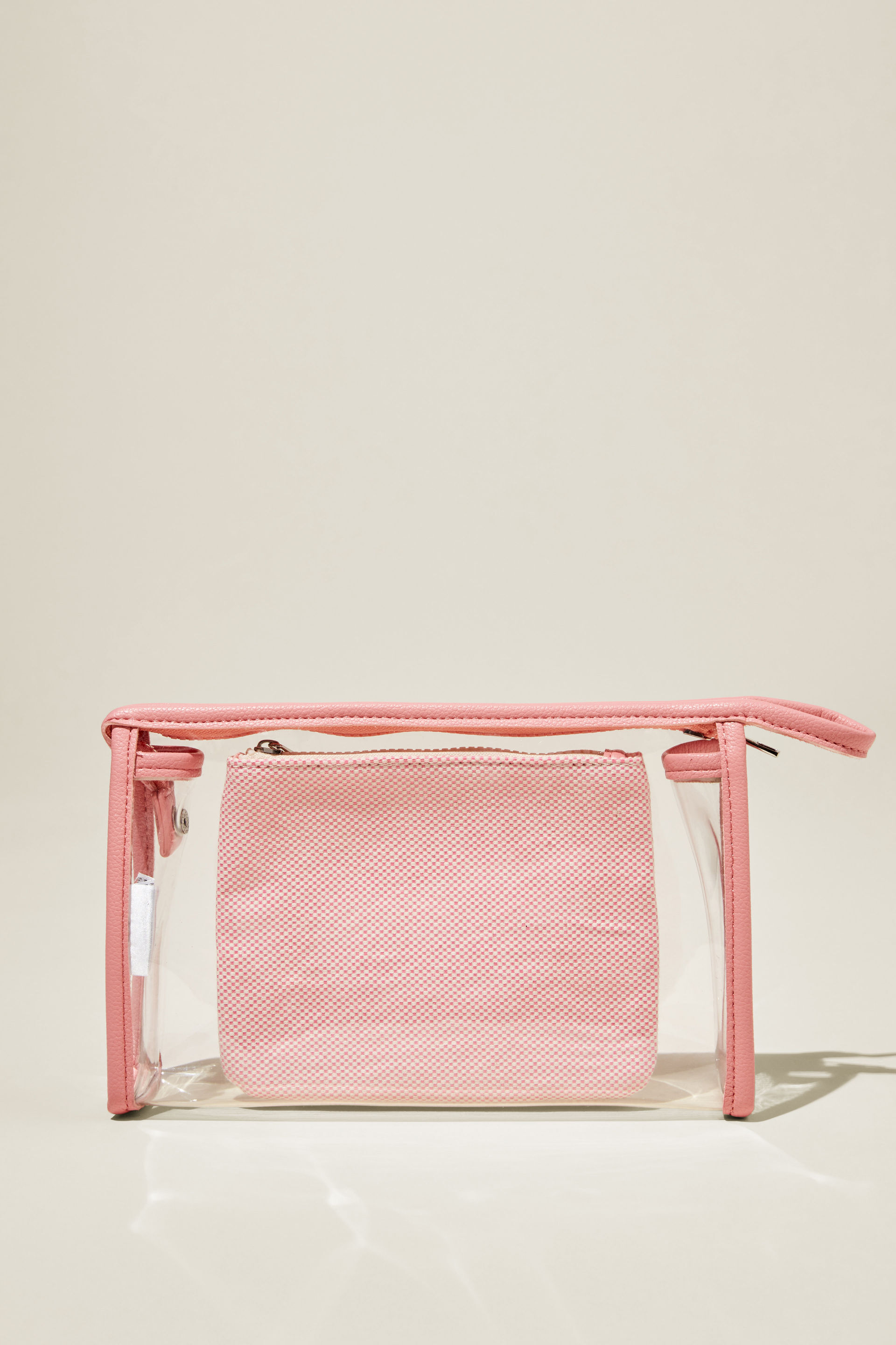 Holiday Clear Cosmetic Case blush