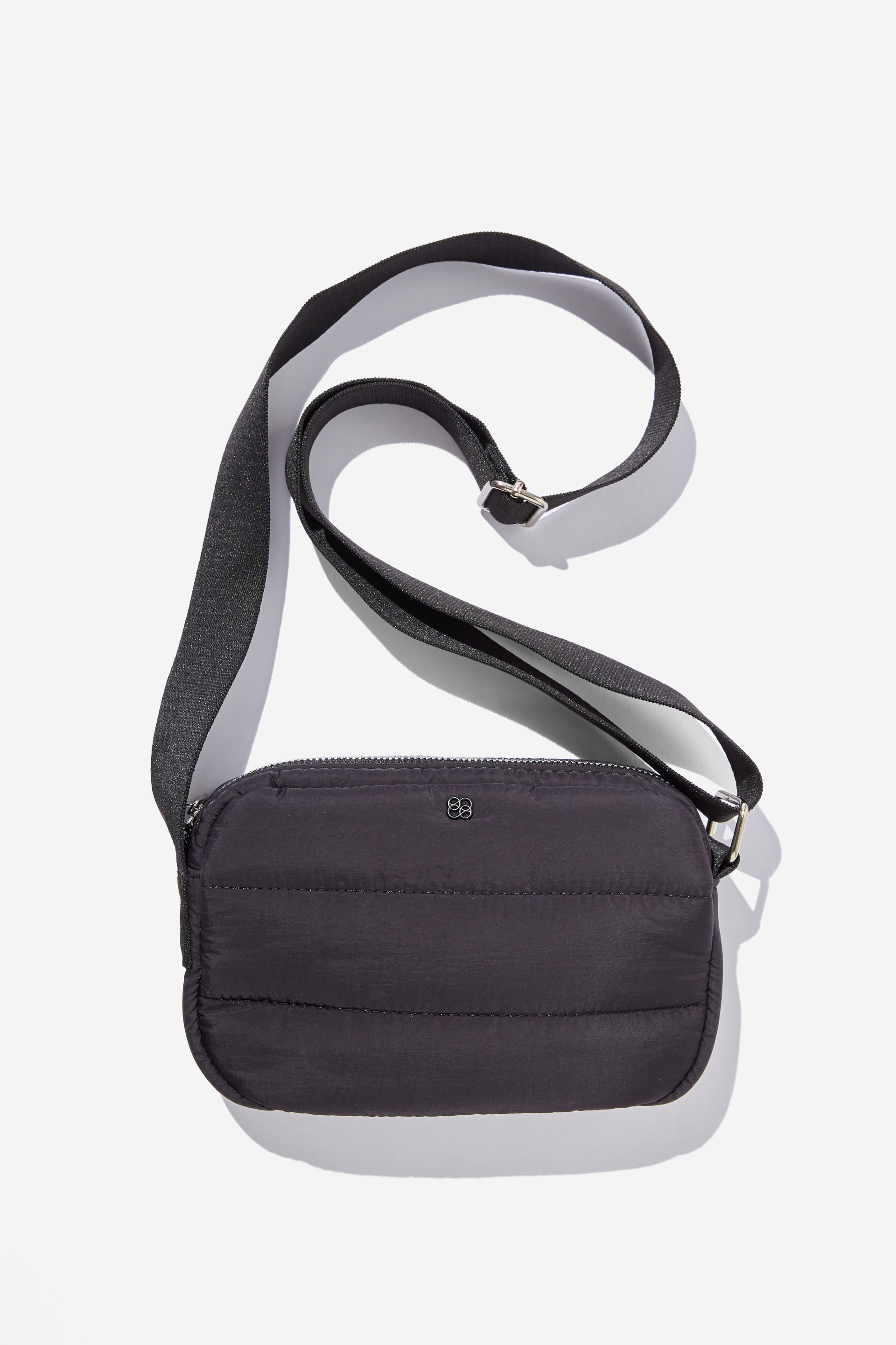 Rylie Cross Body Bag black quilted