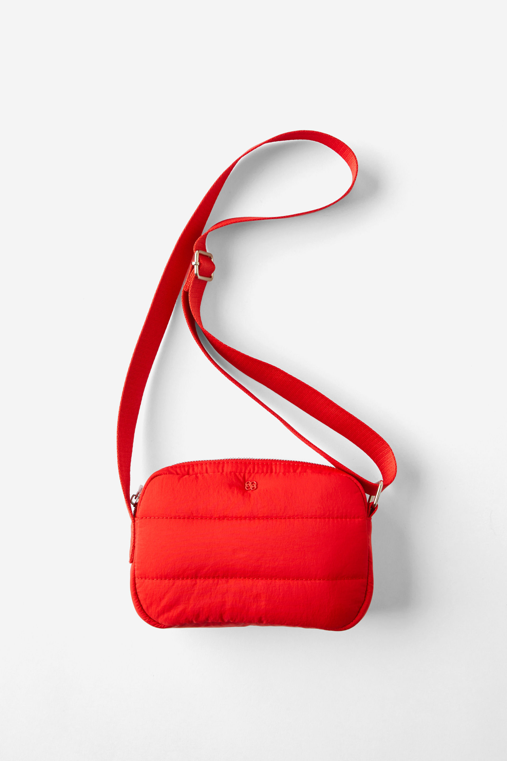 Rylie Cross Body Bag racing red quilted