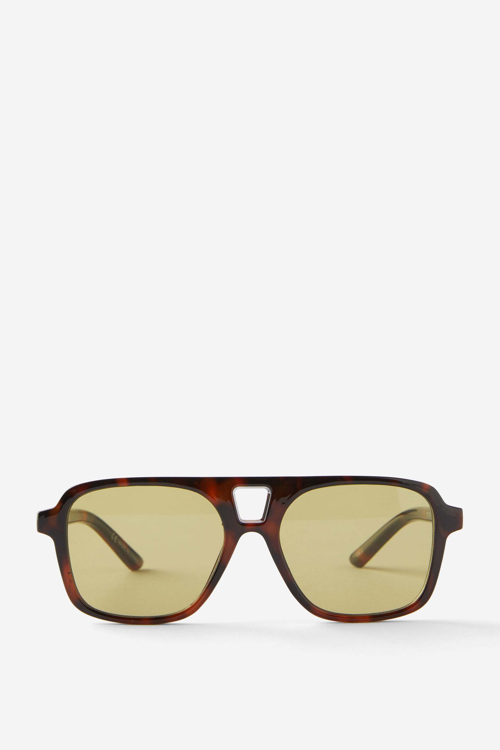 Peyton Aviator Sunglasses tort/green