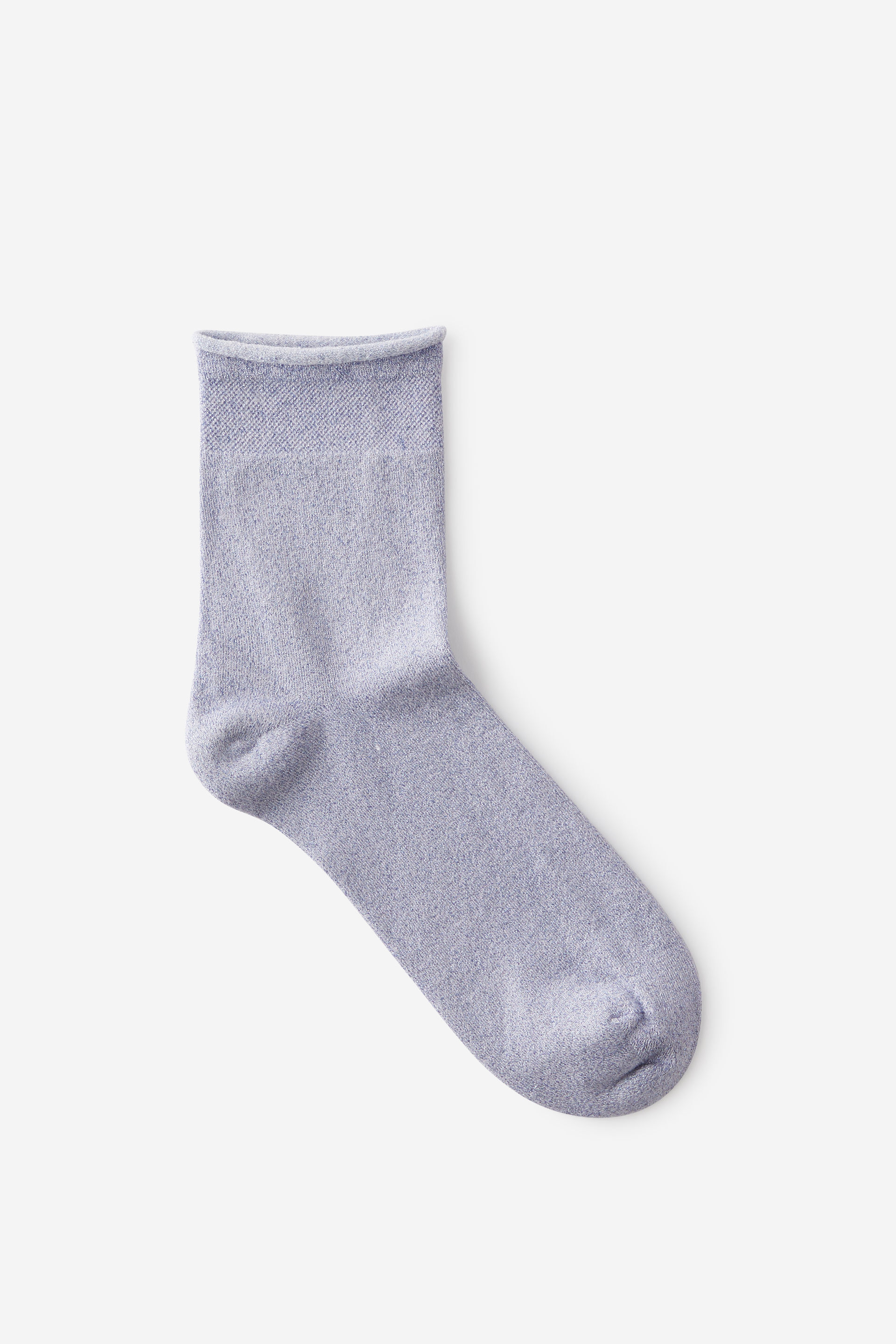 Sparkle Mid Crew Sock lilac