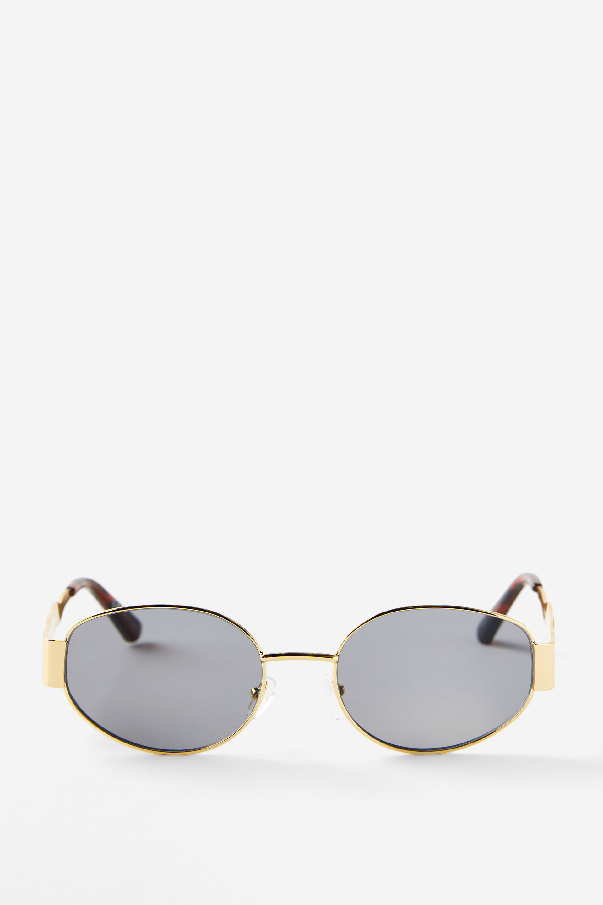 Celeste Metal Wavy Sunglasses gold/smoke
