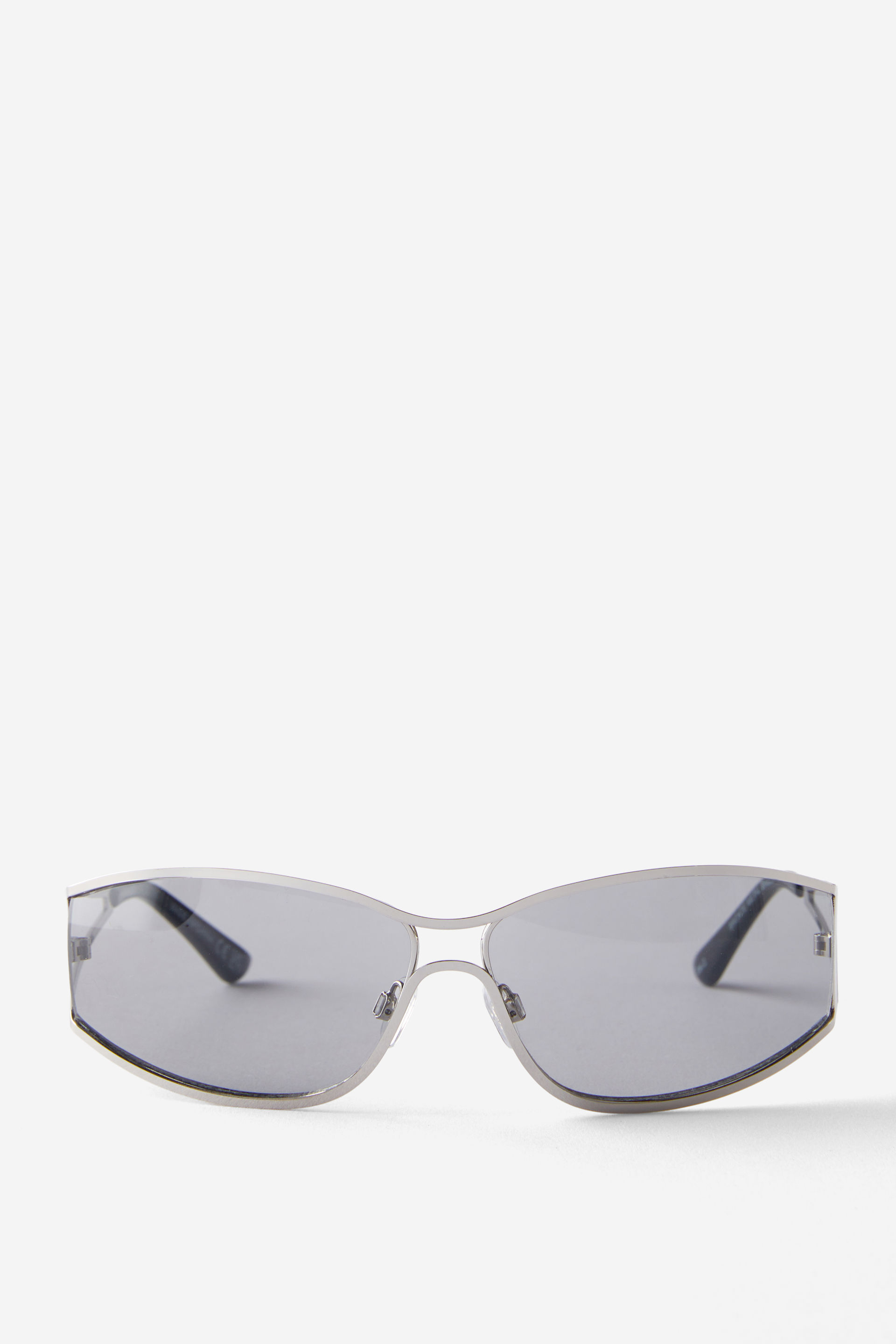 Bronte Metal Shield Sunglasses silver/light smoke