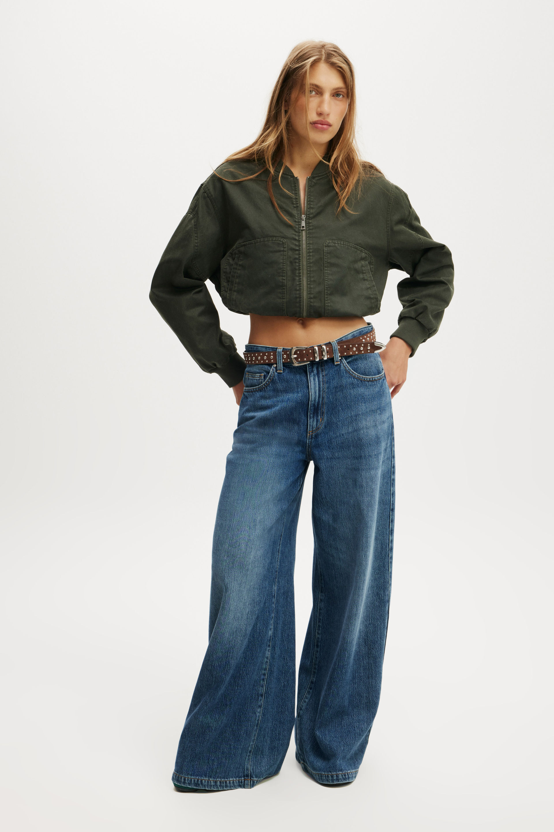 Lyocell Super Wide Jean grotto blue